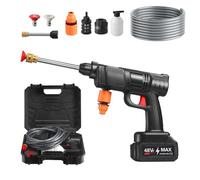 Sghtil Lave-pression sans fil | Nettoyeur à batterie rechargeable - Machine de nettoyage rechargeable pour voiture maison jardin