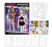 Sghtil Livres d'autocollants pour Filles - Album d'autocollants pour avec des Couleurs et des Jeux interactifs d'apprentissage pour Les en Famille et Les et Les Voyages