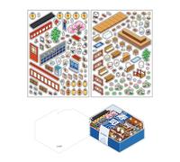 Sghtil Lot d'autocollants miniatures pour chambre - Créez vos propres autocollants de maison, autocollants de scrapbooking pour adultes et enfants