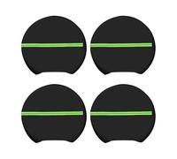 Sghtil Lot de 4 housses de pneu réfléchissantes résistantes aux intempéries | Sac de protection résistant au soleil, à la pluie, à la neige, à la poussière pour camions, camping-cars, vans, berlines