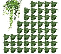 Sghtil Lot de 50 agrafes pour tuteurs de jardin - Fixation réutilisable pour fleurs et grimpants, support décoratif à croissance verticale pour intérieur extérieur à effet de serre