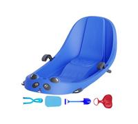 Sghtil Luge pour tout-petits, ergonomique et adaptée à la famille - Luge d'extérieur pour enfants avec frein, pour enfants et par temps froid sur les collines couvertes de neige dans le parc dans le
