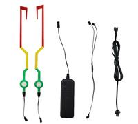 Sghtil Lumières LED pour casque de moto - Lampe pour casque | Accessoires LED avec 3 modes pour adultes et femmes, parfaits pour vélos et motos