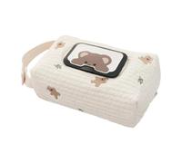 Sghtil Mallette de voyage pour lingettes pour bébé, distributeur de lingettes - Porte-lingettes portable pour bébé, joli sac de rangement, facile à réutiliser pour poussette, shopping, marche, salle