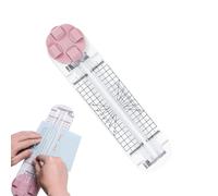 Sghtil Massicot Pour Salle de Classe | Massicot 4 En 1 Robuste - Portable avec Base Antidérapant Règle Fonction Découpe pour Bureau Entreprise Cartonnage Journal - Pour Loisirs Créatifs Scrapbooking
