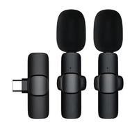 Sghtil Microphone Sans Fil pour Téléphone | Microphone Pour Vlogging - Transmetteur Vocal Portable pour les Médias Sociaux Parler en Public Scène Musique En Plein Air Studio