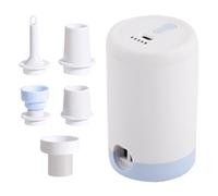 Sghtil Mini pompe à air pour objets gonflables - Gonfleur pour matelas de sommeil, pompe électrique silencieuse et portable pour voyage, sport, camping, vêtements, bateau