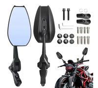 Sghtil Miroirs De Moto - Rétroviseurs Pour Scooter | Anti-reflet Haute Définition Antivibrante Pour Une Utilisation Urbaine Et En Tour