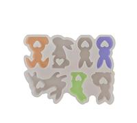 Sghtil Moule de lapin de Pâques - pour moulage en silicone - ciment pour décorations de maison | pour planificateur de fête enseignants art ateliers maison événements à thème activités week-end