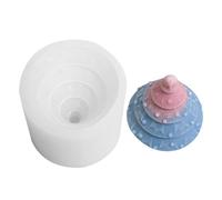 Sghtil Moule en silicone pour sapin de Noël | Moules de sapin de Noël pour bougies et savons | Moules ciment pour travaux manuels, décoration de maison, centre de table