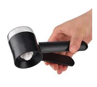 Sghtil Moulin à sel et poivre, moulin à poivre manuel | Moulin à poivre réglable, moulin à poivre manuel | Moulin à condiments portable, fournitures de cuisine rechargeables