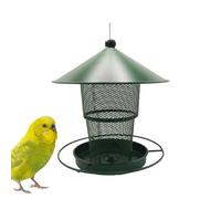 Sghtil Mulière pour oiseaux, mangeoires d'oiseaux pour l'extérieur - Chargeur bluebird - Feeder sauvage en fer d'oiseaux résistant aux intempéries grande capacité pour la décoration extérieure