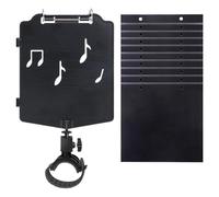 Sghtil On Stage Pupitre de musique - Support de lyre de musique pour livres | Présentoir pour instruments de musique, accessoires d'instruments à cordes pour contenir 20 feuilles