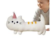 Sghtil Oreiller corporel en Peluche de Chat, Long Cat Body Pillow - Oreillers d'animaux Doux Mignons - Jouet en Peluche de Chaton, Jouet étreint, décorations de Noël pour Petite Amie et