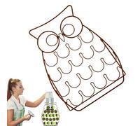 Sghtil Organisateur de capsules de café pour comptoir, support pour capsules de café - Support de filtre à café en forme de hibou | Support amovible pour étagère à capsules de