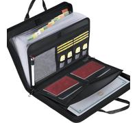 Sghtil Organiseur de dossiers en accordéon, organiseur de documents professionnels, dossier en accordéon ignifuge pour la maison, le bureau et les voyages