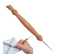 Sghtil Outil de pressage Stiletto, outil de pressage et de poinçon, alésoir de précision, alésoir, outils de couture portables et pratiques pour quilter en cuir