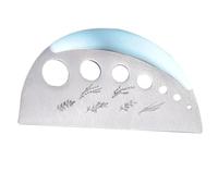 Sghtil Outil de strip-teaseuse tige de fleurs, outil floral décapant tige - Cutter de légumes 2 en acier inoxydable 2 sur 1 | Coupe végétale coupe d'élomes d'assaisonnement pour