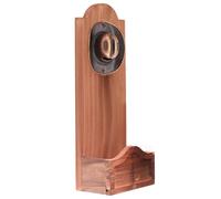 Sghtil Ouvre-bière mural - Ustensile en bois pour ouvrir la bière - Ouvre-bouteille décoratif rétro avec attrape-bouchons pour décoration de bars, cuisines, anniversaires et cadeaux de maison