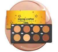 Sghtil Palette Crème Contour,Palette Contour du Visage,Kit de maquillage contour et mise en valeur | Crème anti-cernes de maquillage multi-palette pour femmes, hommes, femmes, adultes, amis