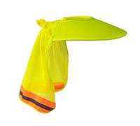 Sghtil Pare-soleil pour casque de sécurité, avec bord complet, protection solaire pour casque, siège réglable, protection UV, respirant, pour le visage, la tête, le travail, la randonnée, le jardin