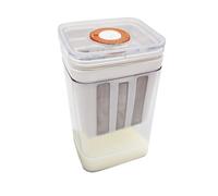 Sghtil Passoire filtrante, filtre alimentaire, 1100 ml, maille réutilisable pour restes alimentaires, cuisine, riz, miel, fromage, sauce