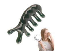 Sghtil Peigne de Massager du cuir chevelu, Peigne de Massage de la tête, Outil de Massage grattant, Outil de Massage de Grattage manuel, Outil portatif pour