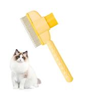 Sghtil Peigne d'épilation pour animaux de compagnie, peigne à puces - Démêloir portable pour chat - Broyage de chien, épilation d'animaux de compagnie