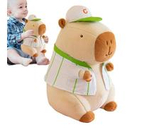 Sghtil Peluche Capybara mignonne - Jouet Capybara - Collection de caresses pour réduire le stress - Soutien de la santé mentale - Compagnon de voyage - Cadeau d'anniversaire