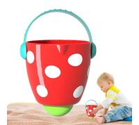 Sghtil Petits seaux de Salle de Bain antidérapants avec Dessins animés - Seau de Douche Portable - Jouets de Amusants pour la Maison, Les plages, Les piscines,