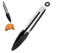 Sghtil Pinces de cuisine, Pinces de cuisine,Tongs de cuisine antiadhésifs avec fermeture | Pinces à griller avec poignée ergonomique, pinces pour aliments de cuisine antidérapantes, outils pour