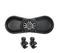 Sghtil Plateau pour poussette, plateau rotatif à 360 degrés - Fournitures d'alimentation pour bébé pour parc, golf, allée, salle à manger, pelouse, jardin, lecture, promenade urbaine