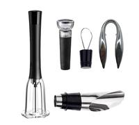 Sghtil POMPE À AIR BOMBLE EN LIÈGE, APRIVE DE BOTTEUR BOTTE DE PRESSION D'AIR | Pompe à air dissolvant de liège avec coupe-papier d'aluminium, verseur d'aérateur, bouchon de vide | Accessoires