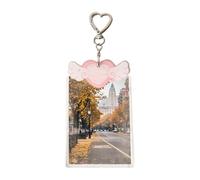 Sghtil Porte de carte photo, manches à carte photo | Keychain pour manches photocardes | Engagement de suspension pour les étudiants, les filles, les adolescents, les adultes et les fans