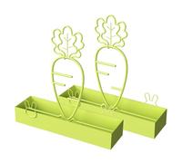 Sghtil Porte-encens à double support en forme de carotte pour spirales d'encens - accessoires pour la maison, cendrier portable résistant à la chaleur pour salon, étude, camping, jardin extérieur