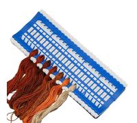 Sghtil Porte-fil à broder - Étagère à broder 50 grilles | Conteneurs avec 15 cartes d'étiquettes réutilisables pour l'organisation du tri de la ficelle de fil à coudre