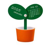 Sghtil Pot à crayons pour calendrier de bureau | Décoration avec feuilles - Organisateurs de bureau polyvalents pour salon, bibliothèque, salle d'étude