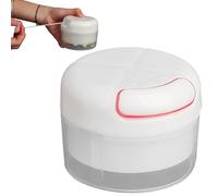 Sghtil Processeur d'aliments pour ail, broyeur portable de viande et légumes avec mécanisme pour l'ail | Processeur alimentaire multifonction avec récipient pour moudre les oignons, le poivre, le