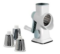 Sghtil Râpe rotative pour fromage, déchiqueteuse de cuisine, râpe à trancher manuelle pour aliments avec poignée | Trancheuse polyvalente pour légumes, râpe rotative pour