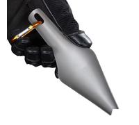 Sghtil Raquette de randonnée | Petite pelle en titane pour survie, outil de haute résistance anti-rouille pour nettoyage des déchets pour jardinage, randonnée, camping, plage, archéologie amateur