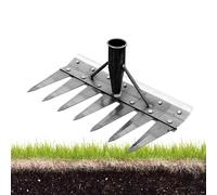 Sghtil Râteau de Jardin pour Jardinage | Désherbeur Manuel Double Face - Grattoir Multifonction Démontable pour Jardin Potager Cour Arrière