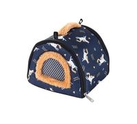 Sghtil Sac de voyage pour cochon d'Inde - Porte-hamster - Sac de voyage - Hérisson - Valise coupe-vent - Cage de voyage - Hamster de transport chaud pour souris et chinchillas