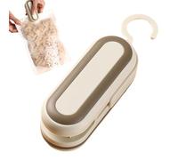 Sghtil Scellant pour petits sacs, petit scellant thermique à suspendre avec cutter et chargement USB | Petit scellant de sacs à puces rechargeable pour