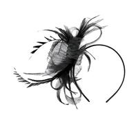 Sghtil Serre-tête bibi - Petit chapeau en maille - Accessoires pour cheveux pour mariages, femmes et filles, événements sociaux, thé de l'après-midi, festival en plein air, usage quotidien, costume à