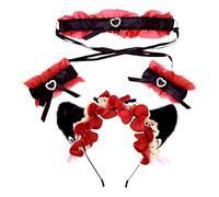 Sghtil Serre-tête oreilles de chat - Serre-tête oreilles de chat avec cloches | Accessoires de costume réglables pour Halloween