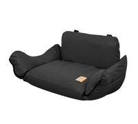 Sghtil Siège d'auto pour petits chiens, siège d'auto pour chien, Voyage de siège arrière Nest automobile respirant, Lit de chat avec fermeture éclair latérale, vecteur portable pour