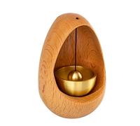 Sghtil Sonnette de magasin pour ouvrir la porte, sonnette de magasin | Sonnette de porte magnétique en bois | Sonnette de porte magnétique, son clair, cloche en bois pour la maison