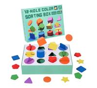 Sghtil SORTER SORTER SORTER - Jeu éducatif en Bois pour à partir de 3 Ans - Développez la motricité Fine, l'apprentissage précoce préscolaire - Jeu STEM pour Anniversaire et Pâques