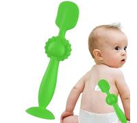 Sghtil Spatule à couches, spatule pour couches - Applicateur en silicone avec gobelet à ventouse, pinceau à lotion flexible, accessoire de soins pour bébé pour les amoureux des familles