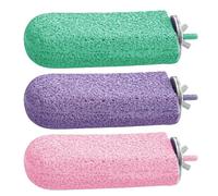 Sghtil Stand de perchoir d'oiseaux, perchoirs d'oiseau pour perroquets,Toys d'exercice en résine d'oiseau de crème glacée - Stick de broyage de Patte 3X, mâtonnement Debout pour Animaux de Compagnie